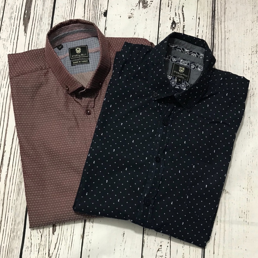 Steel & Jelly - Lot of 2 Button Down (M)